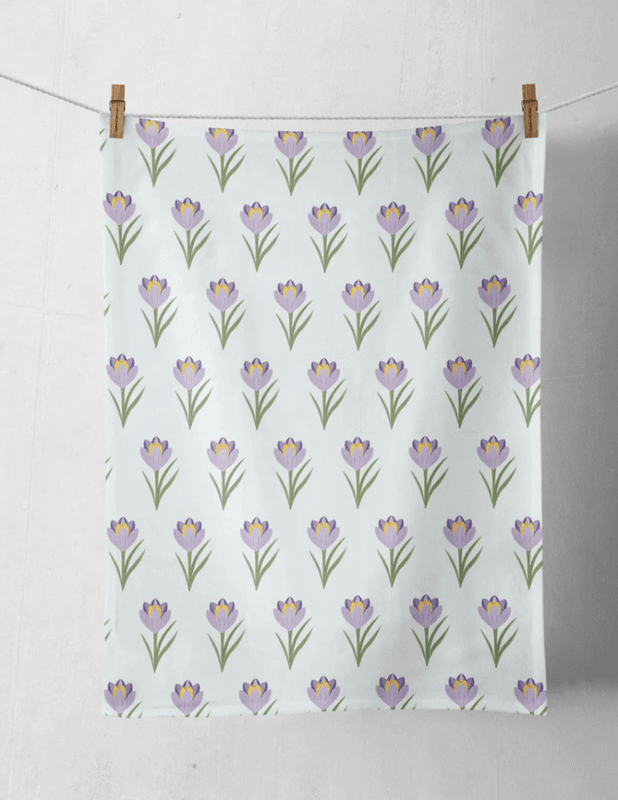 Kjøkkenhåndkle Krokus